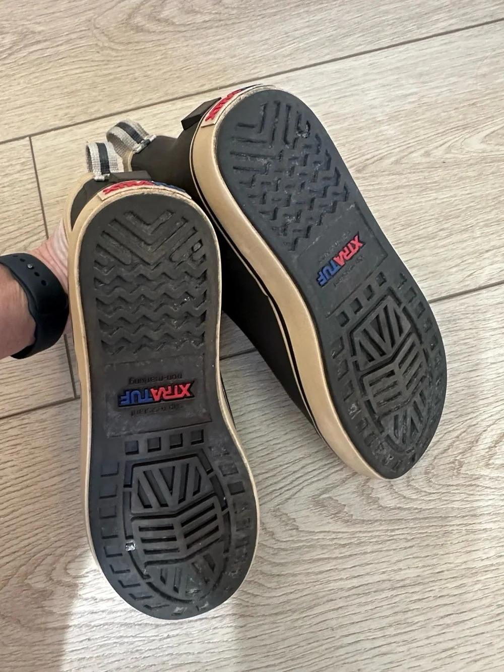 XTRATUF youth size 4 brown